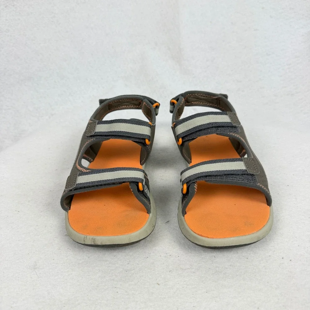 Merrell Hydro Hiker Sandal Big Boy Kids 5M Triple Strap Outdoor Brown Orange